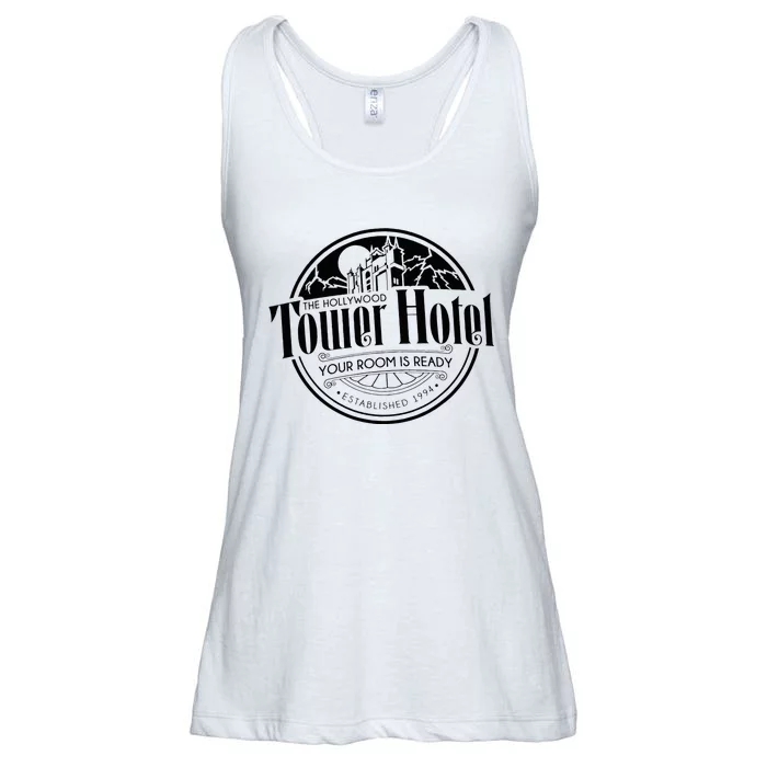 Tower Of Hotel The Hollywood Terrorist Ladies Essential Flowy Tank