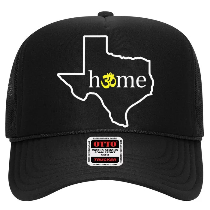 Texas Om Home High Crown Mesh Trucker Hat