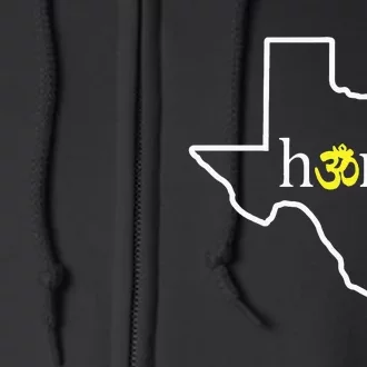 Texas Om Home Full Zip Hoodie