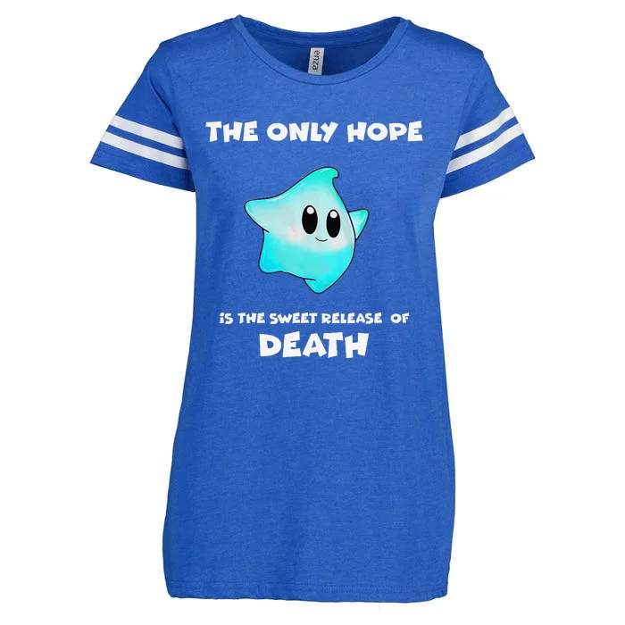 The Only Hope Is The Sweet Relief Of Death Enza Ladies Jersey Football T-Shirt