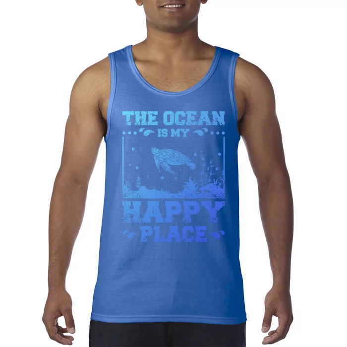 The Ocean Is My Happy Place Gift Tank Top