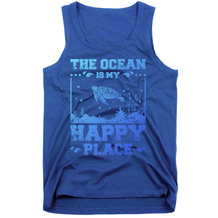 The Ocean Is My Happy Place Gift Tank Top