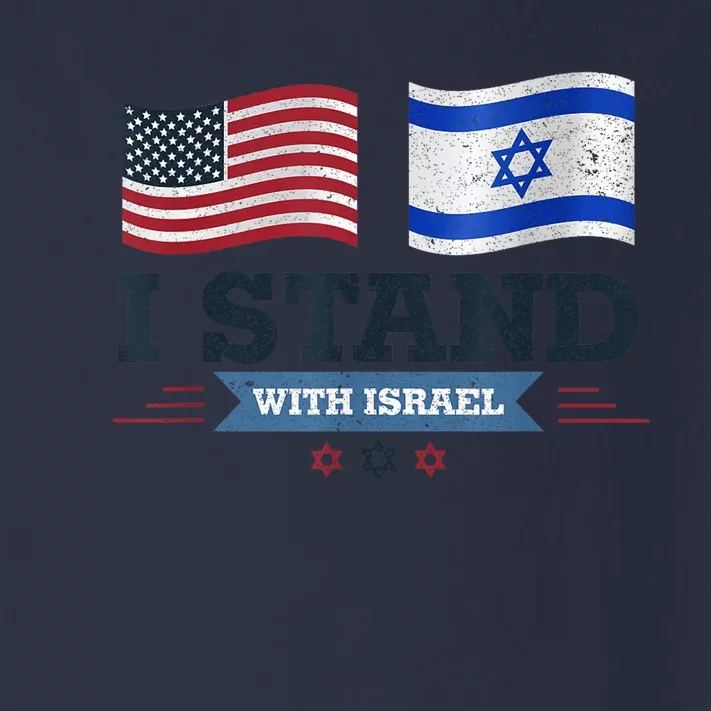 The Original I Stand With Israel, Israel USA Shirt 2 Toddler Long Sleeve Shirt