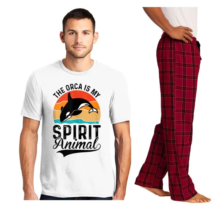 The Orca Is My Spirit Animal Funny Orca Pajama Set