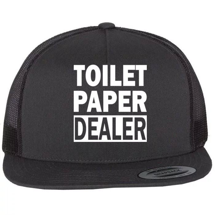 Toilet Paper Dealer Flat Bill Trucker Hat