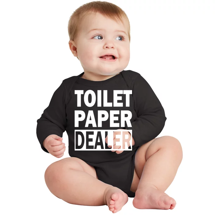 Toilet Paper Dealer Baby Long Sleeve Bodysuit