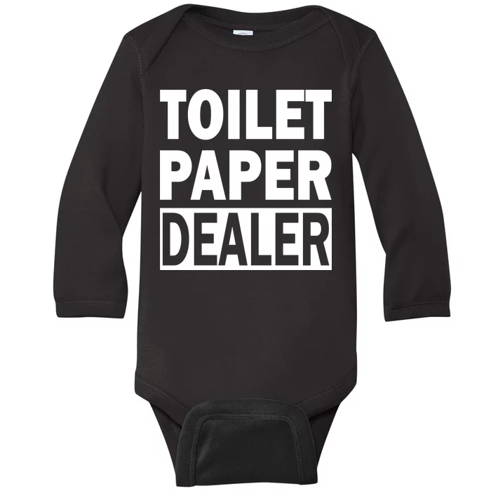 Toilet Paper Dealer Baby Long Sleeve Bodysuit