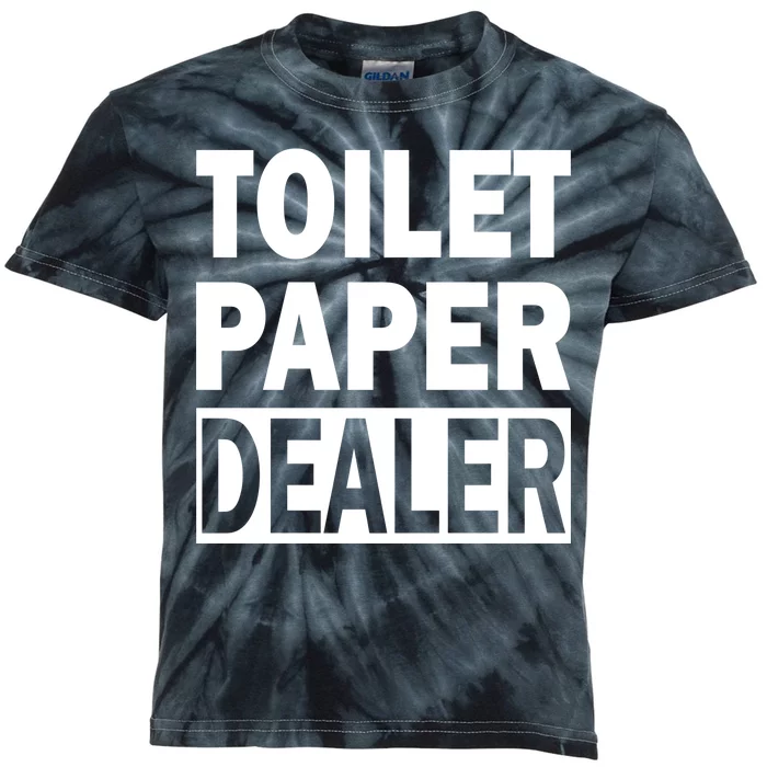 Toilet Paper Dealer Kids Tie-Dye T-Shirt