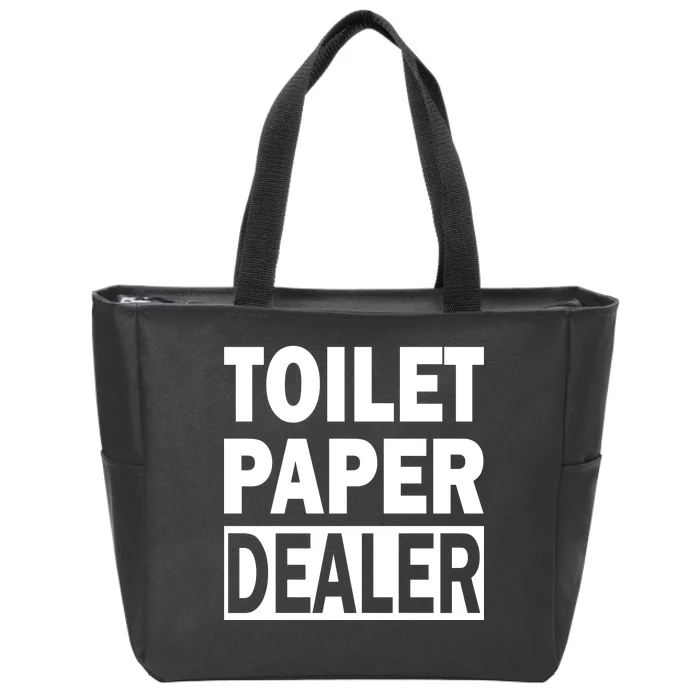 Toilet Paper Dealer Zip Tote Bag