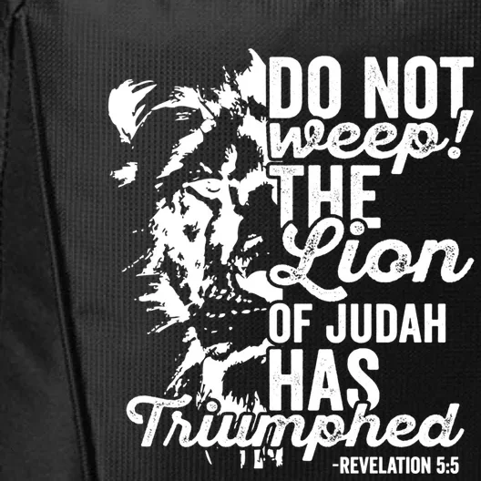 Tribe Of Judah Christian Lion Gift Revelation Bible Verse City Backpack