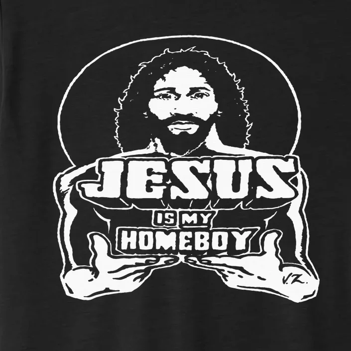 The Original Jesus Is My Homeboy Black ChromaSoft Performance T-Shirt