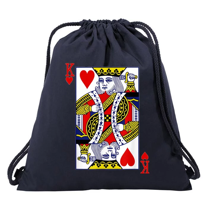 The Original King Of Hearts Drawstring Bag