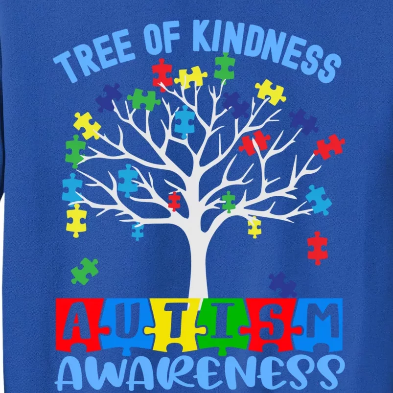 Tree Of Kindness Rainbow Puzzles Cute Autism Awareness Gift Sweatshirt