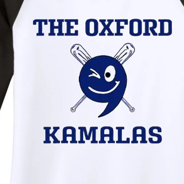 The Oxford Kamalas Women's Tri-Blend 3/4-Sleeve Raglan Shirt