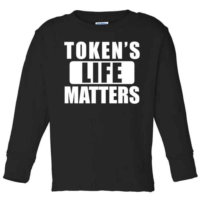 Token's Life Matters Cartman Funny TV Cartoon Toddler Long Sleeve Shirt