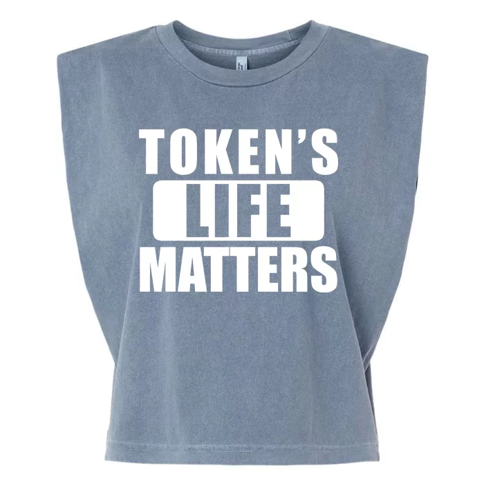 Token's Life Matters Cartman Funny TV Cartoon Garment-Dyed Women's Muscle Tee