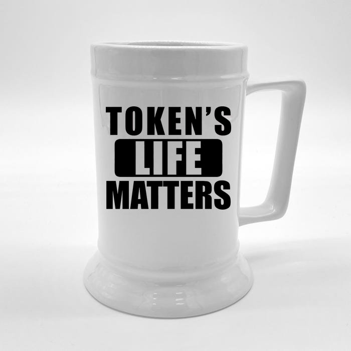 Token's Life Matters Cartman Funny TV Cartoon Front & Back Beer Stein