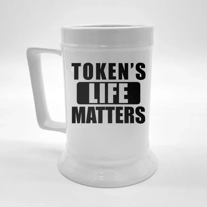 Token's Life Matters Cartman Funny TV Cartoon Front & Back Beer Stein