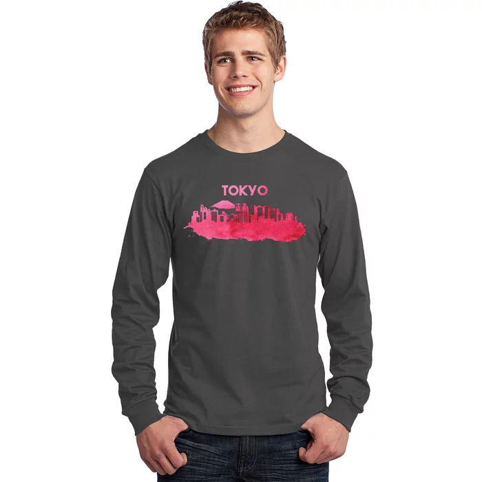 Tokyo City Skyline Long Sleeve Shirt