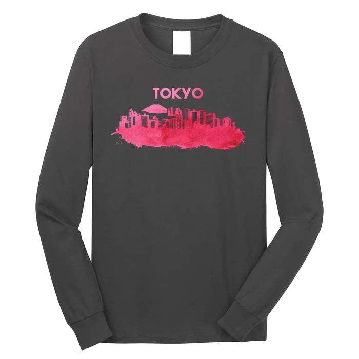 Tokyo City Skyline Long Sleeve Shirt