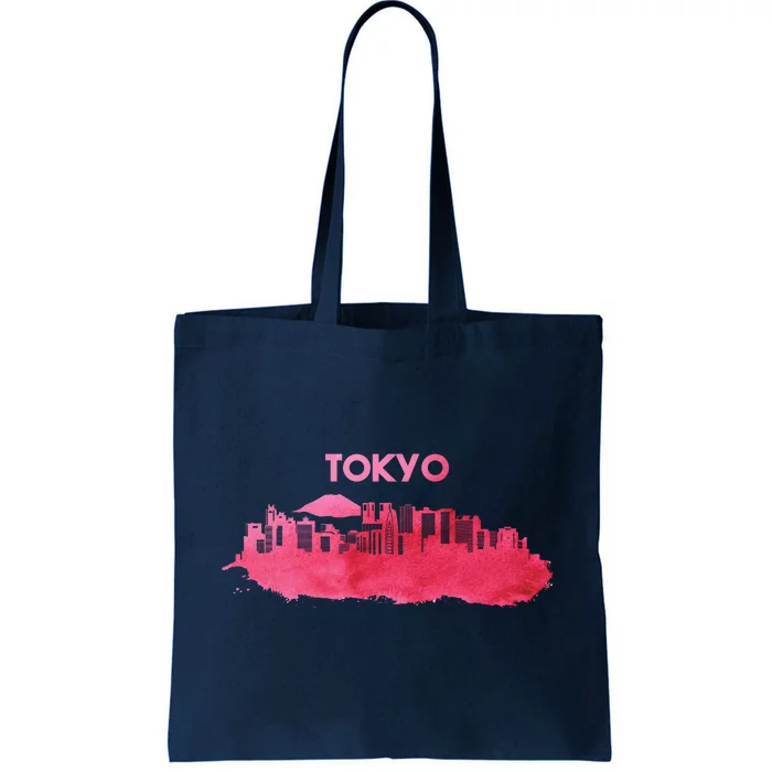 Tokyo City Skyline Tote Bag