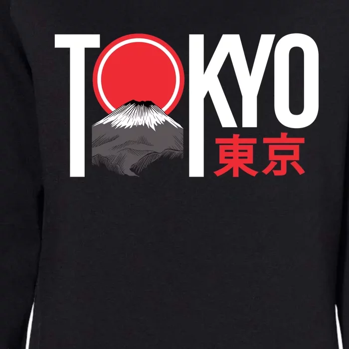 Tokyo Japan Womens California Wash Sweatshirt