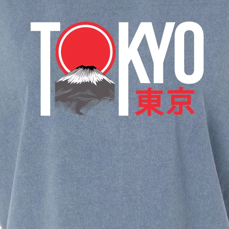 Tokyo Japan Garment-Dyed Women's Muscle Tee