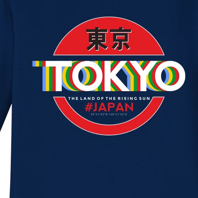 Tokyo Japan Land of the Rising Sun Baby Long Sleeve Bodysuit