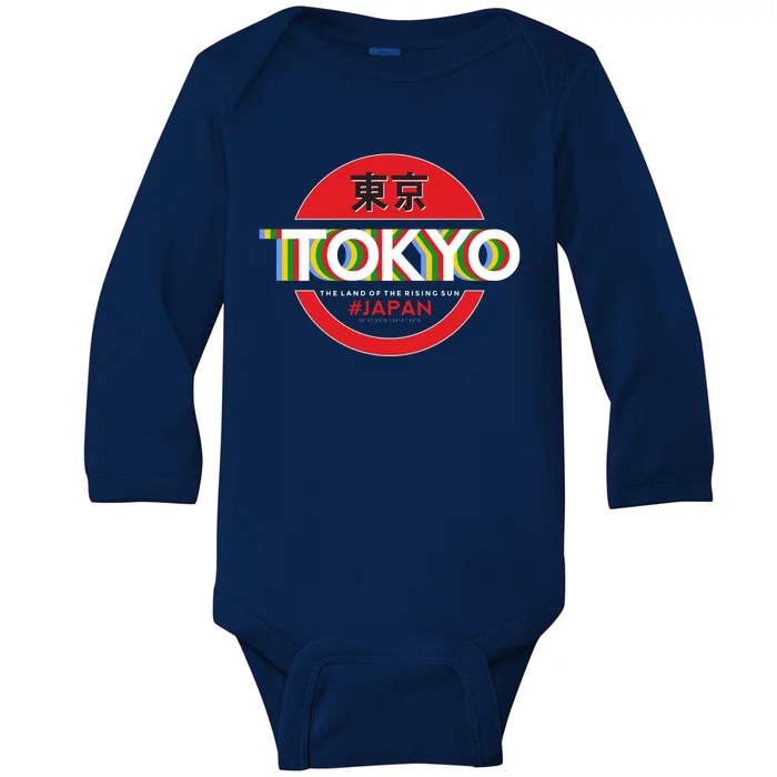 Tokyo Japan Land of the Rising Sun Baby Long Sleeve Bodysuit