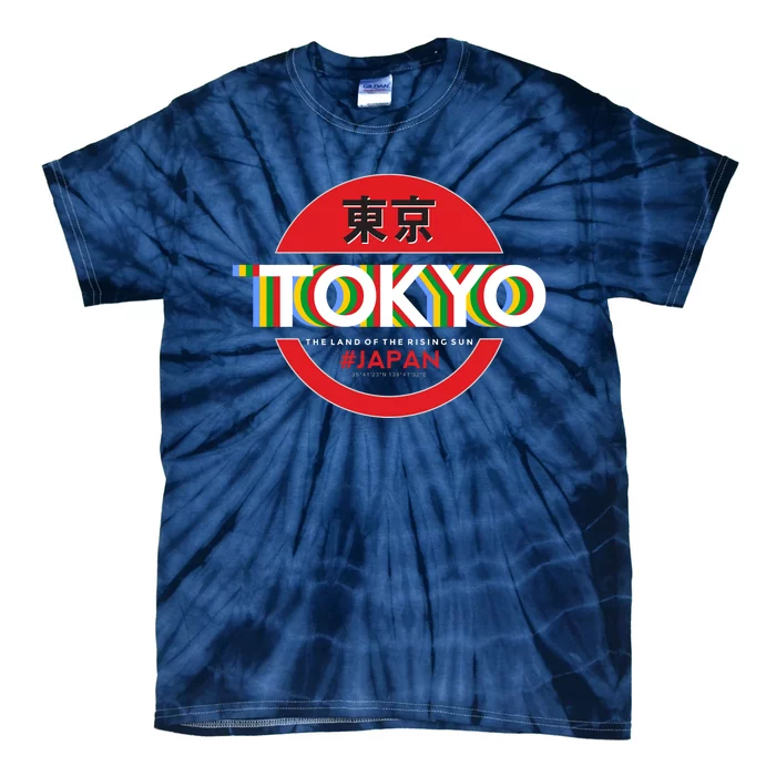 Tokyo Japan Land of the Rising Sun Tie-Dye T-Shirt