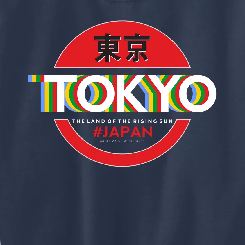 Tokyo Japan Land of the Rising Sun Kids Sweatshirt