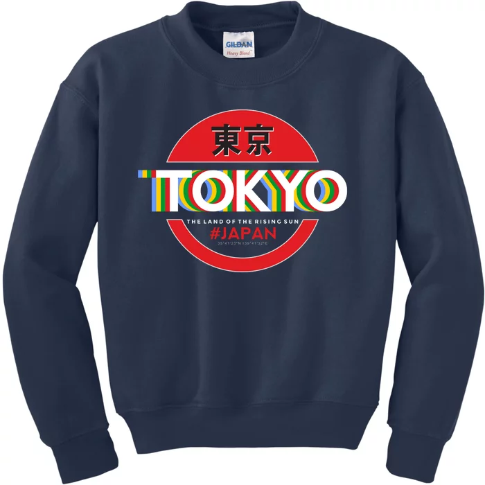 Tokyo Japan Land of the Rising Sun Kids Sweatshirt