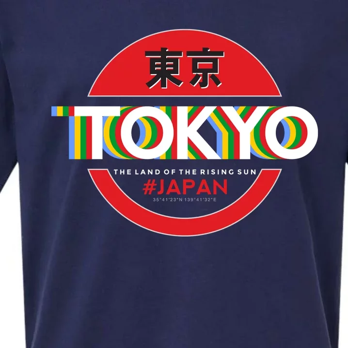 Tokyo Japan Land of the Rising Sun Sueded Cloud Jersey T-Shirt