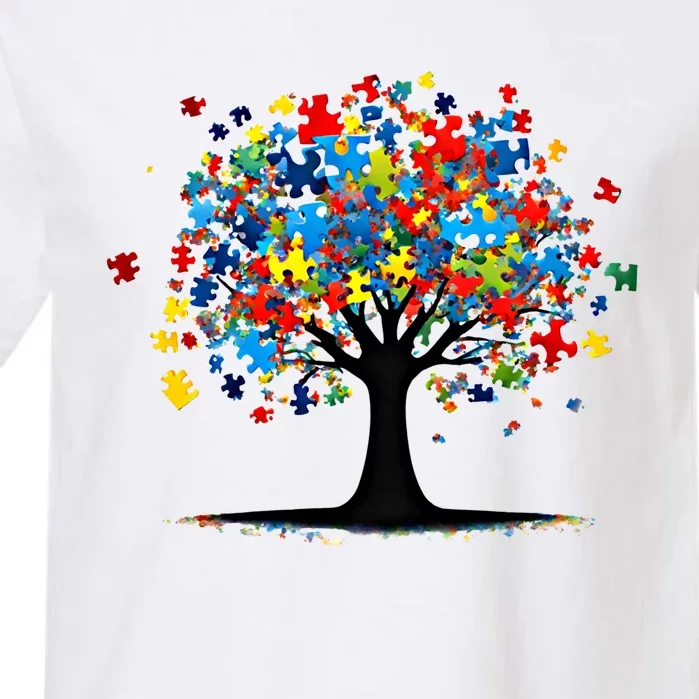 Tree Of Life Autism Awareness Day Autistic Gift Garment-Dyed Heavyweight T-Shirt