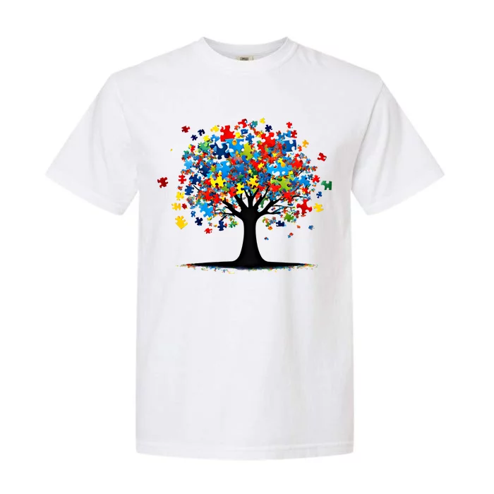 Tree Of Life Autism Awareness Day Autistic Gift Garment-Dyed Heavyweight T-Shirt