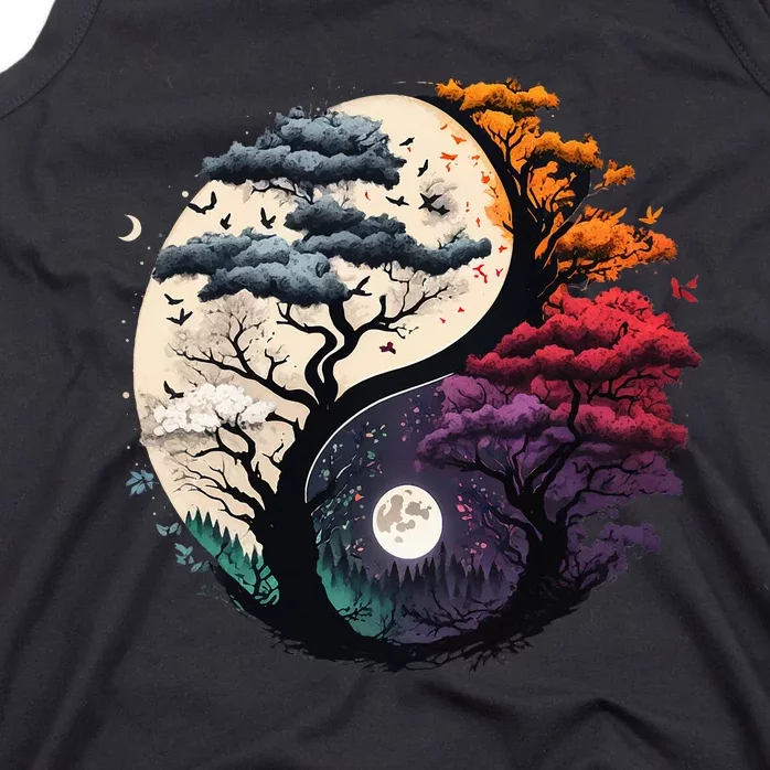 Tree of Life Yin Yang Tank Top