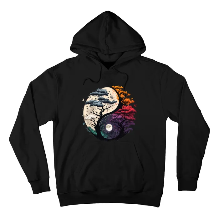 Tree of Life Yin Yang Hoodie