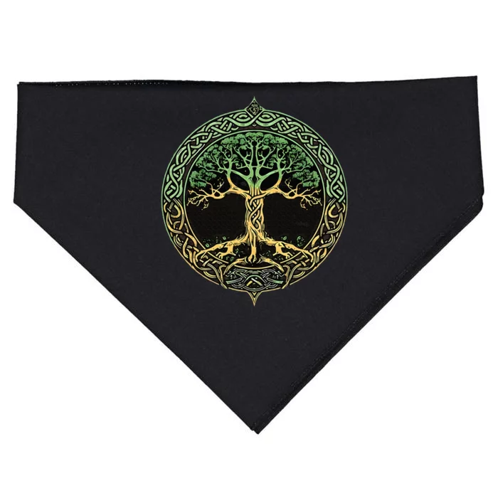 Tree Of Life Yggdrasil USA-Made Doggie Bandana