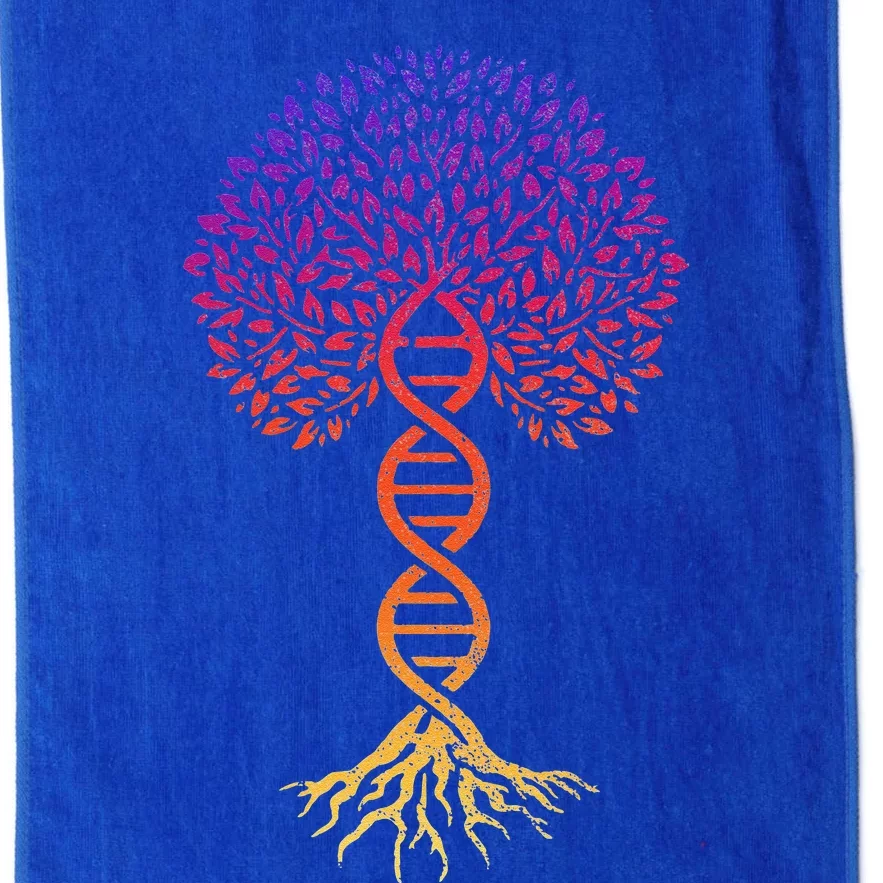 Tree Of Life DNA Science Genetics Earth Day Genealogy Gift Platinum Collection Golf Towel