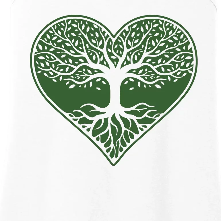 Tree Of Life Heart Nature Ladies Essential Tank