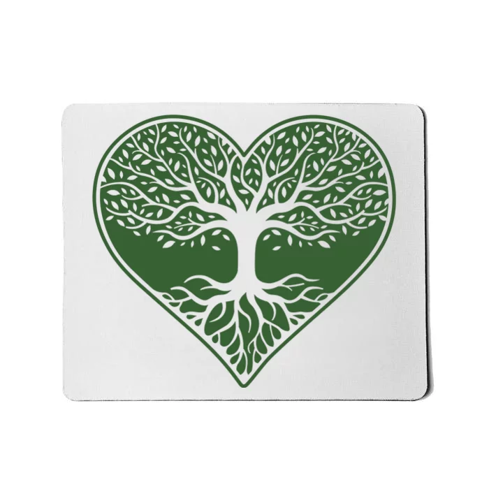 Tree Of Life Heart Nature Mousepad