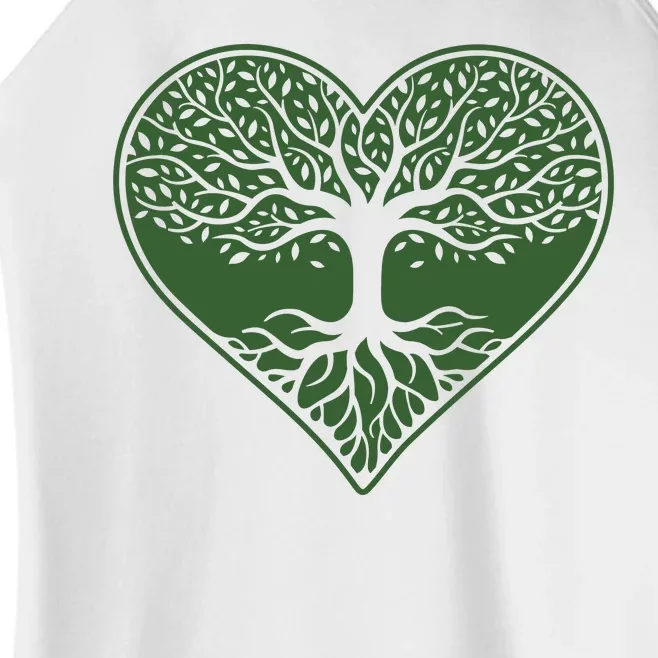 Tree Of Life Heart Nature Women’s Perfect Tri Rocker Tank