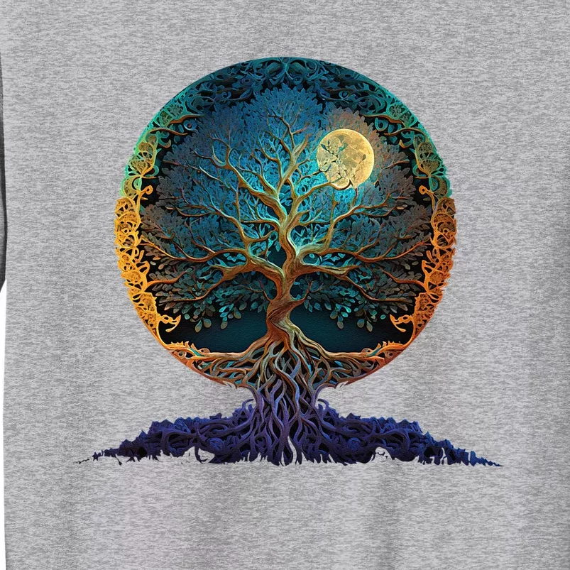 Tree Of Life Yoga Zen Namaste Meditation Tall Sweatshirt