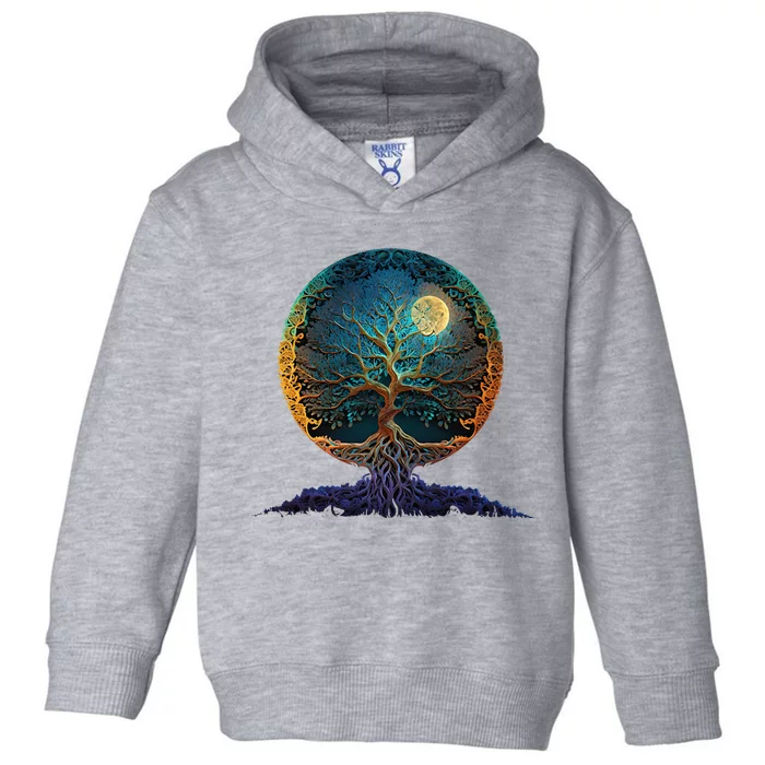 Tree Of Life Yoga Zen Namaste Meditation Toddler Hoodie