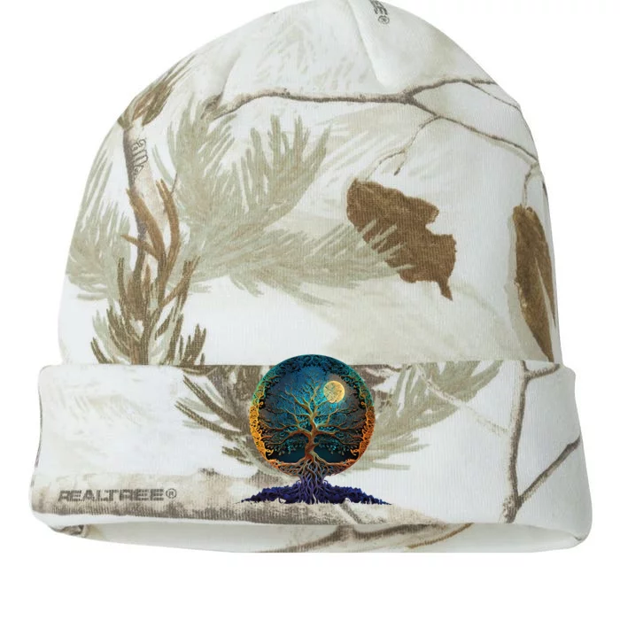 Tree Of Life Yoga Zen Namaste Meditation Kati - 12in Camo Beanie