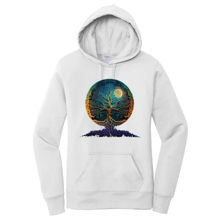 Tree Of Life Yoga Zen Namaste Meditation Women's Pullover Hoodie