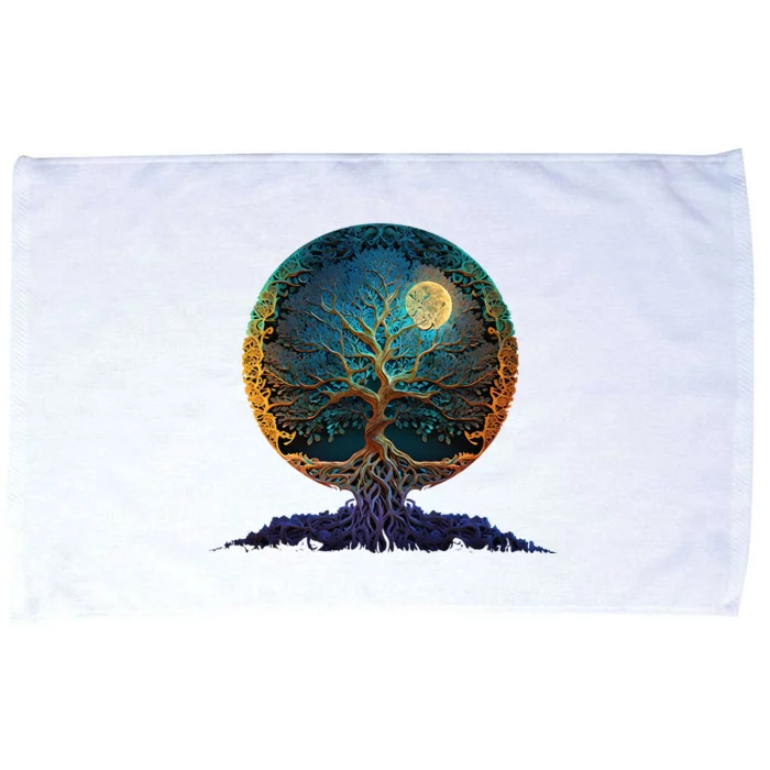 Tree Of Life Yoga Zen Namaste Meditation Microfiber Hand Towel