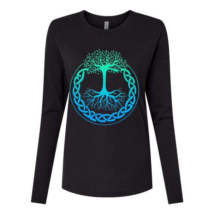 Tree Of Life Viking Wiking Valhalla Norseman Celtic Norse Womens Cotton Relaxed Long Sleeve T-Shirt