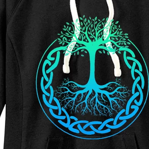 Tree Of Life Viking Wiking Valhalla Norseman Celtic Norse Women's Fleece Hoodie