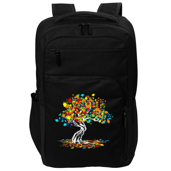 Tree Of Life Autism Awareness Month Funny Asd Supporter Cute Gift Impact Tech Backpack